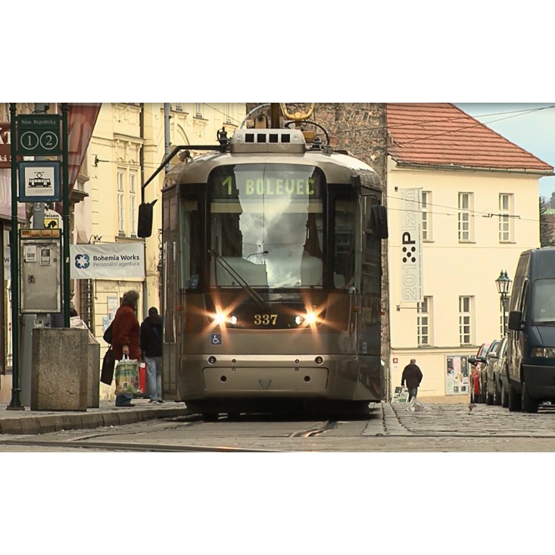 CR - transport - tram - Plzeň - passenger