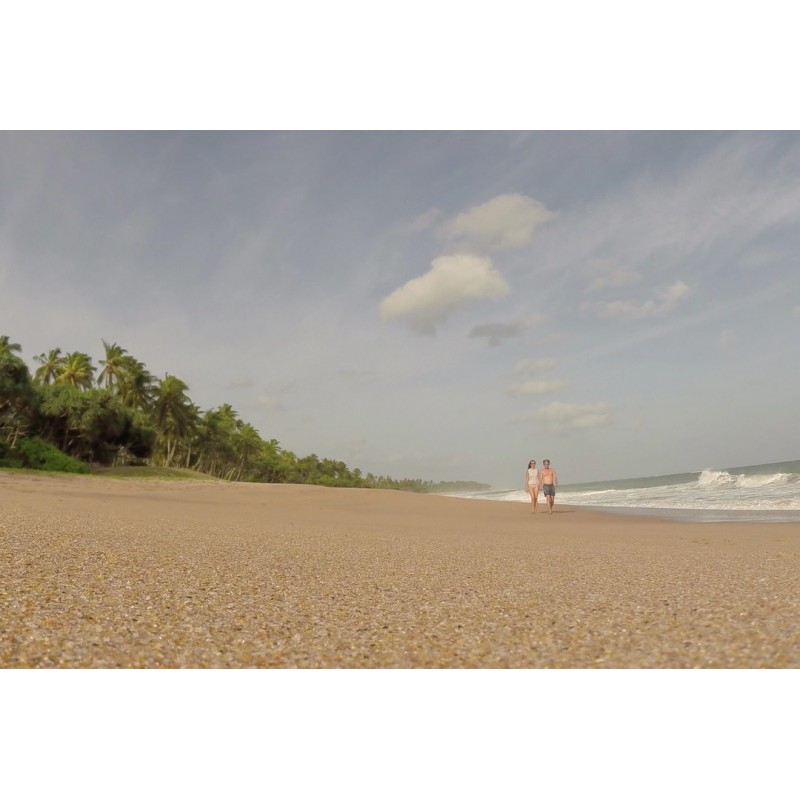 Srí Lanka - pláž - oceán - časosběr - 500x zrychleno