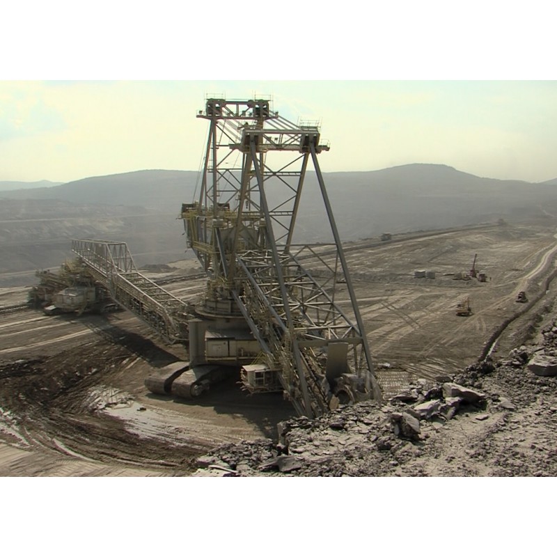 CR - technology - industry - mining - mine - excavator - time-lapse - original length