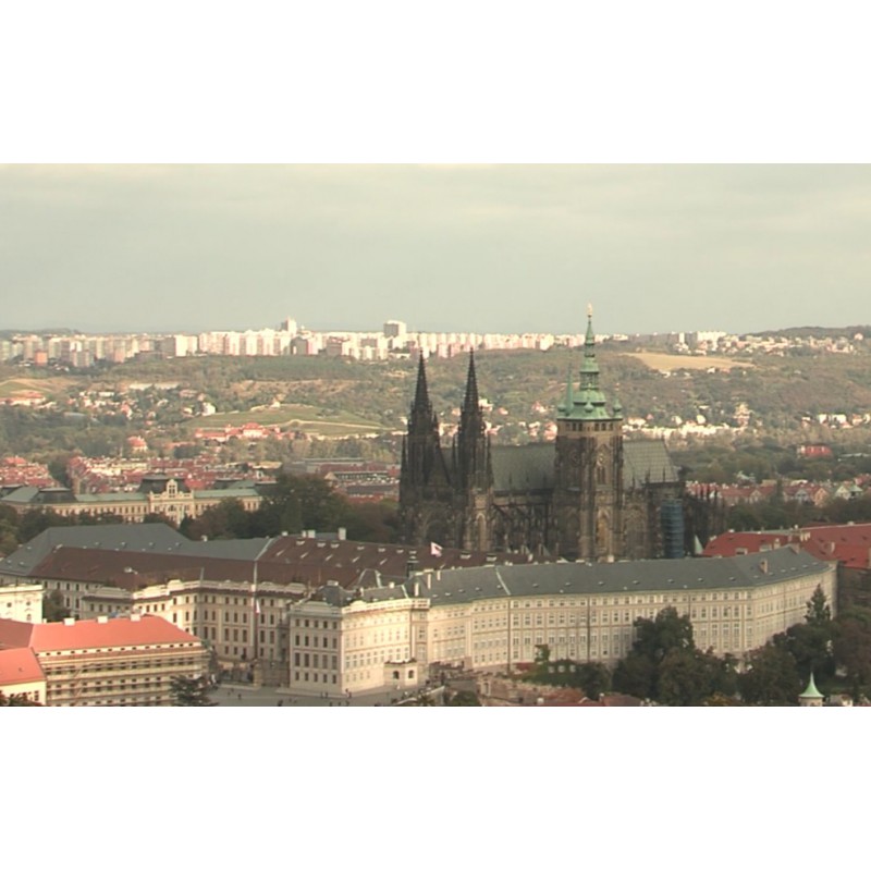 CR - Prague - Prague castle - time-lapse - 500x faster