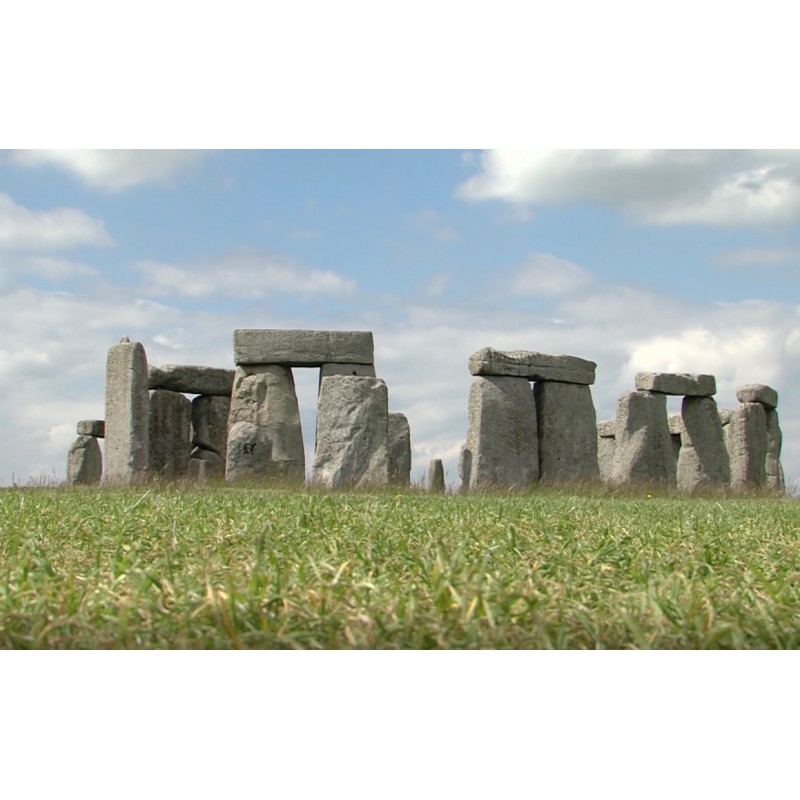  Velká Británie - Stonehenge - památky - časosběr - zrychleno 1000x
