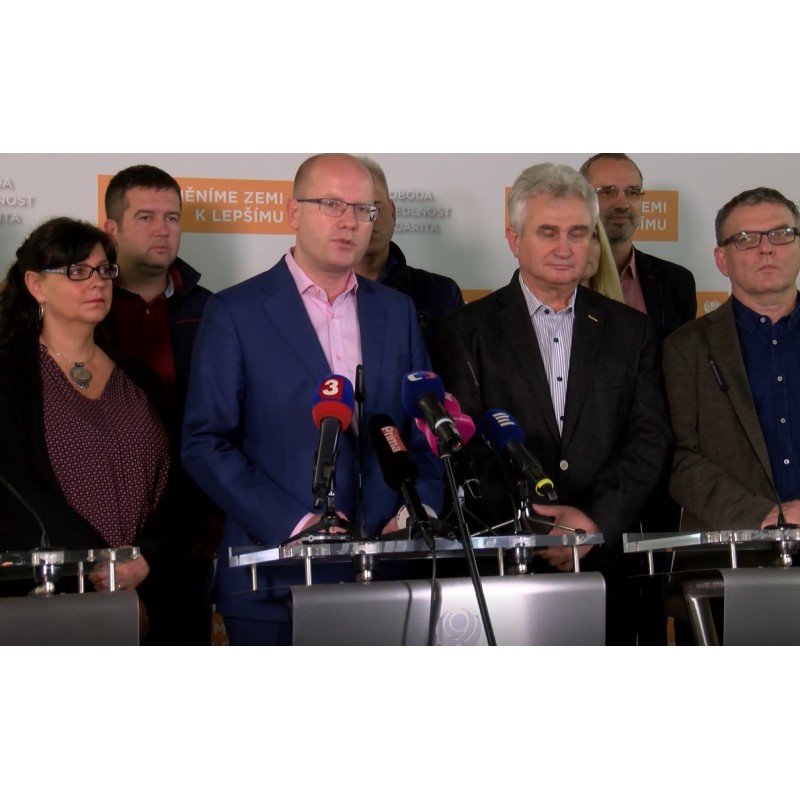 CR - politics - ČSSD - election staff - Bohuslav Sobotka - Milan Chovanec
