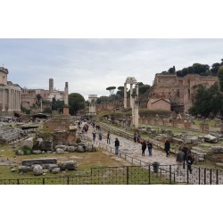 Italy - Rome - travelling - sights - history - excavation - Forum Romanum