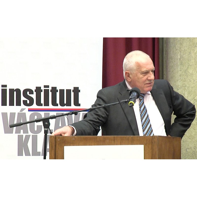 CR - Prague - people - politics - Václav Klaus - president - ex-president - lecture