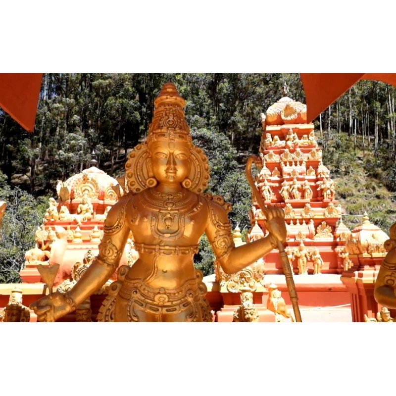 Srí Lanka - cestování - budovy - náboženství - chrám - Buddha - věřící - turisté