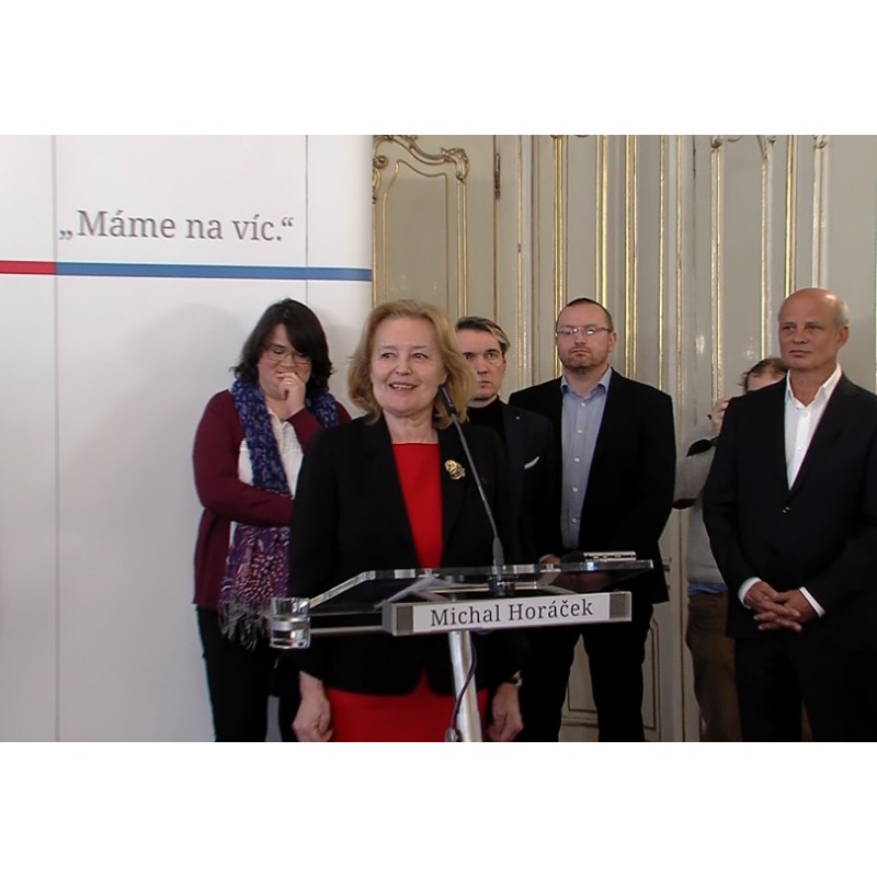 CR - politics - people - Michal Horáček - presidential candidate - Magda Vášáryová