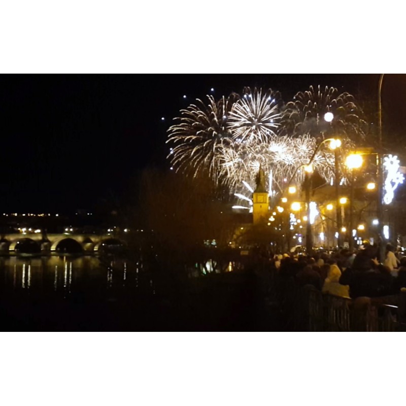 CR - Prague - New Year´s fireworks - 1st January 2018