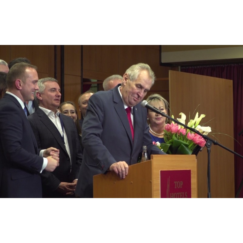 ČR - lidé - politika - Miloš Zeman - prezidentské volby - tisková konference