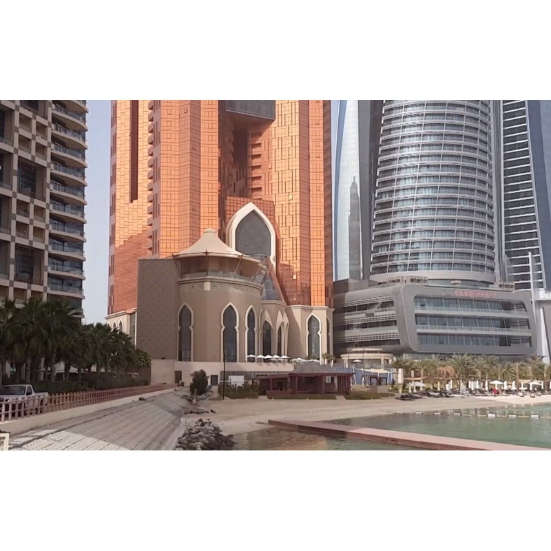 United arab emirates - Abu Dhabi - hotel - beach - traffic