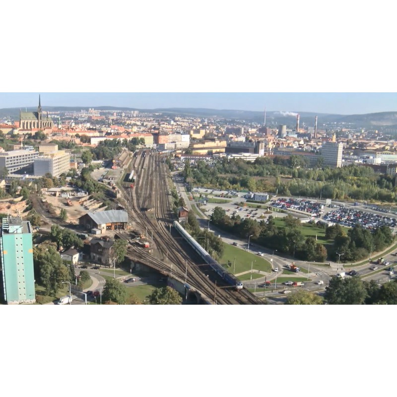 ČR - Brno - vlaky - koleje
