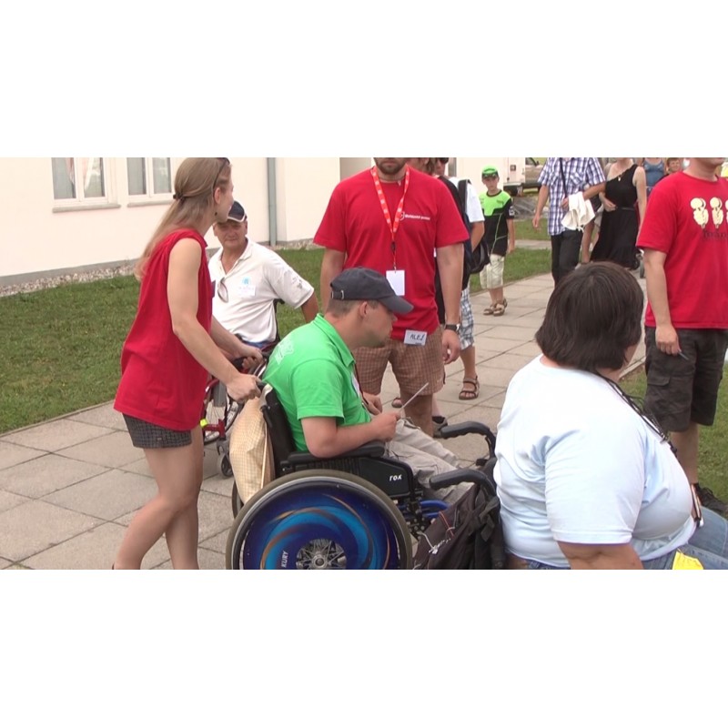 ČR - Velehrad - lidé - postižení - vozíčkář - zdravotnictví
