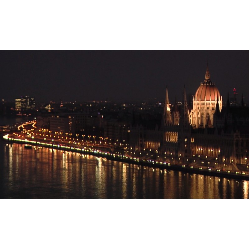 Hungary - Budapest - time-lapse - original length - traffic - night