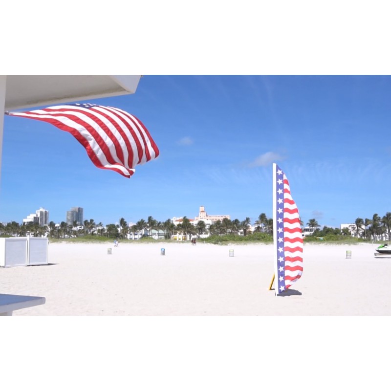 USA - Florida - cestování - Miami - pláž - písek - dovolená