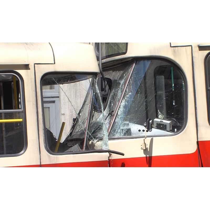 CR - Prague - traffic - accident - trams - crash - press agent - police - fireman