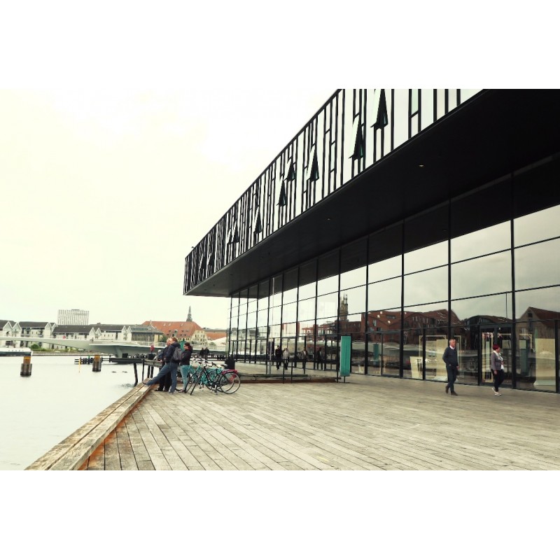 Dánsko - Kodaň - Copenhagen - budovy - Royal Danish Playhouse - 4K