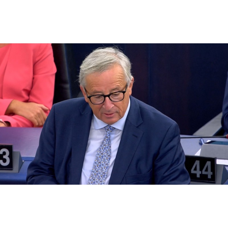 France - Strasbourg - European Parliament - Viktor Orban - Jean Claude Juncker - voting