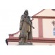 CR - town - Tábor - statue - Jan Žižka - tourists