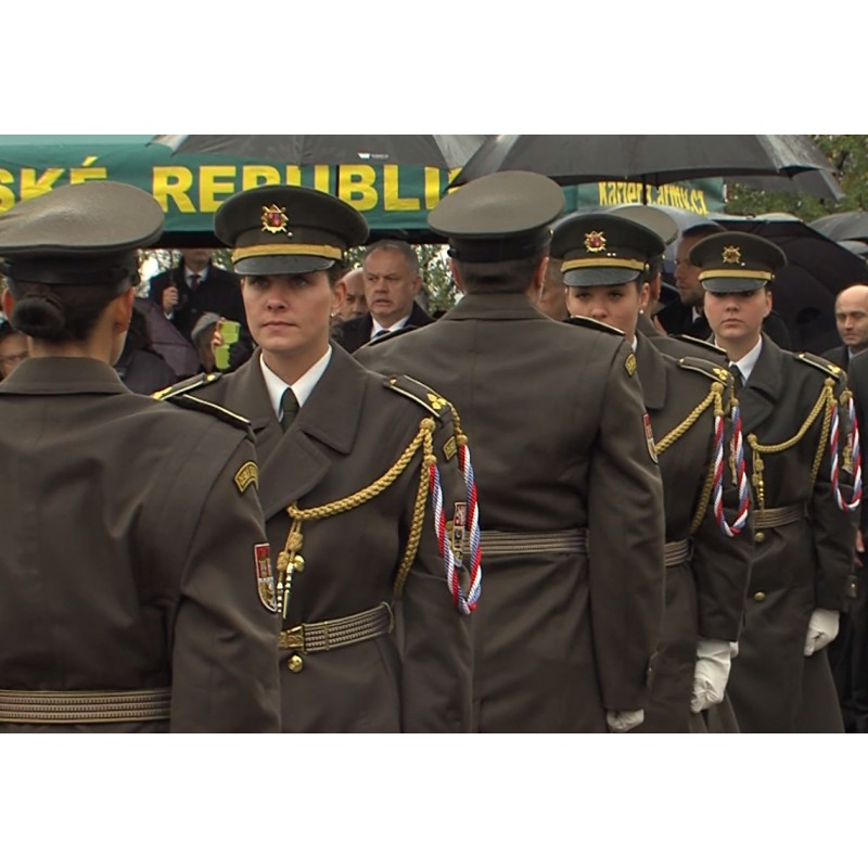  CR - Prague - Vítkov - army - parade - soldiers - wreath - 28 October 2018