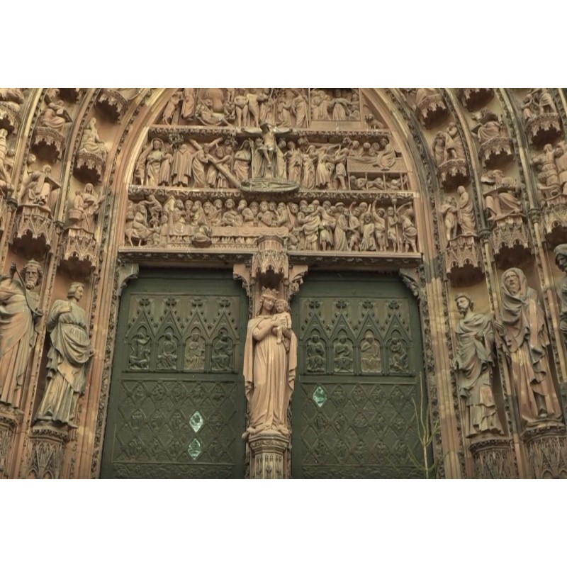 Francie - Štrasburk - cestování - historie - architektura - katedrála - Vánoce