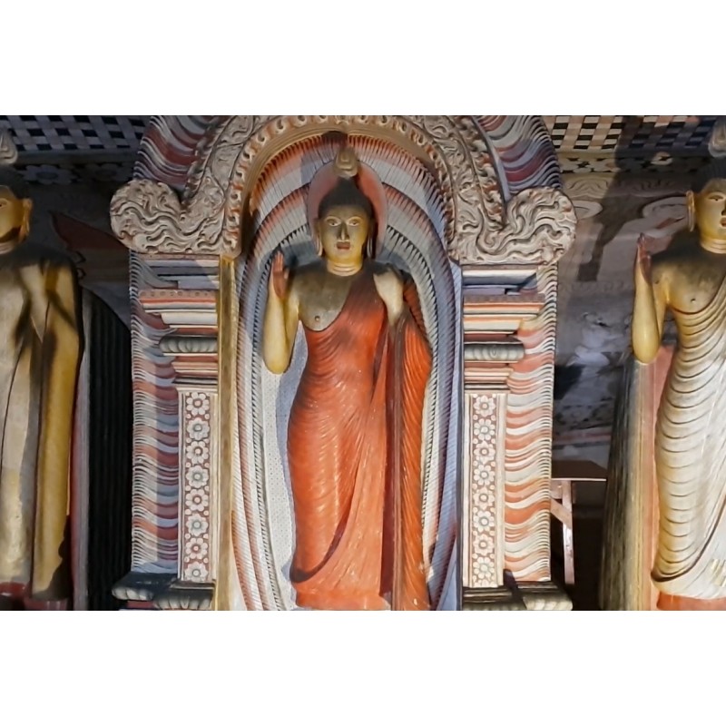 Srí Lanka - Dambulla - chrám - cestování - architektura - historie - Buddha - 2K