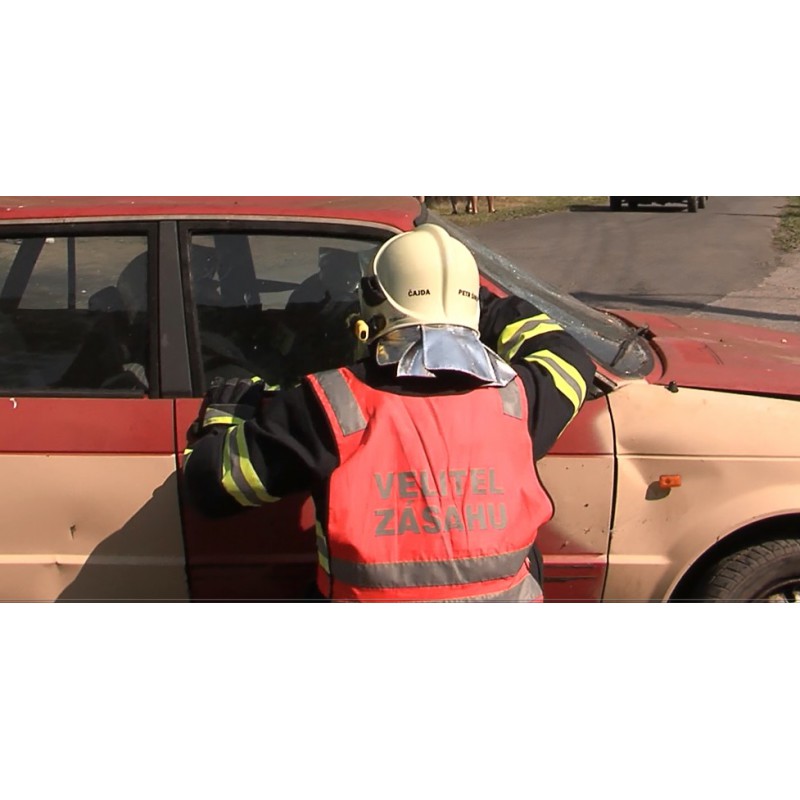 ČR - hasiči - autonehoda - simulovaný zásah