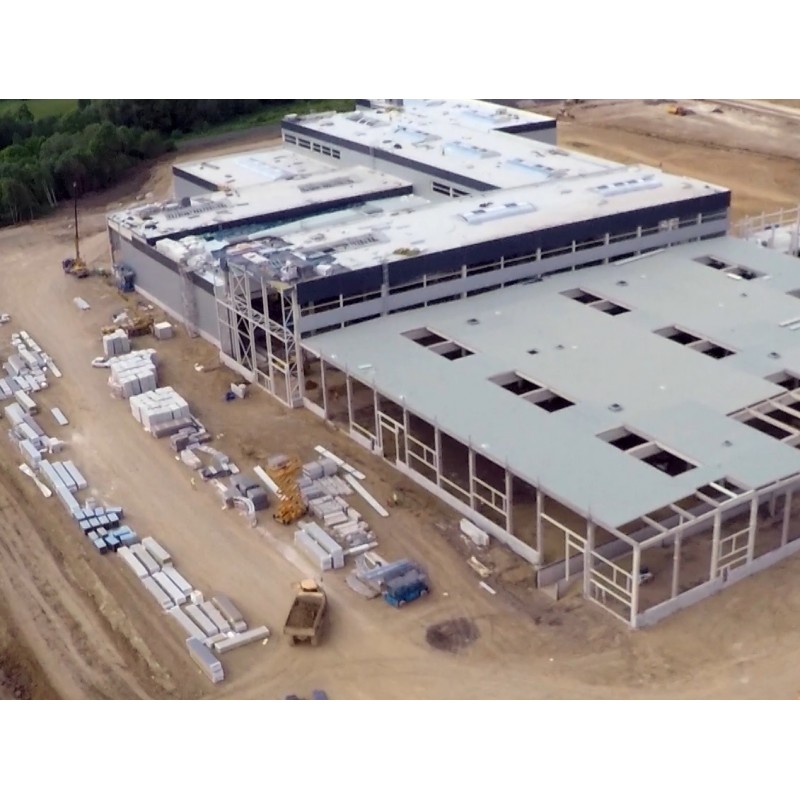 CR - industry - civil engineering - hall - industry park - building - drone - air shots