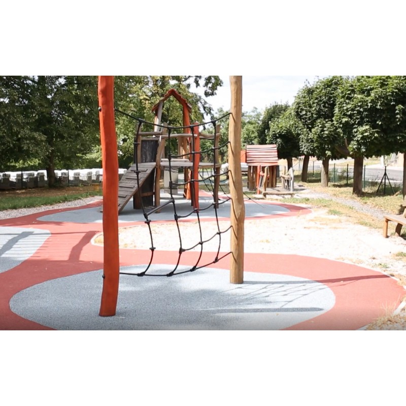CR - Tuchlovice - playground - children - child - slide - merry-go-round - play