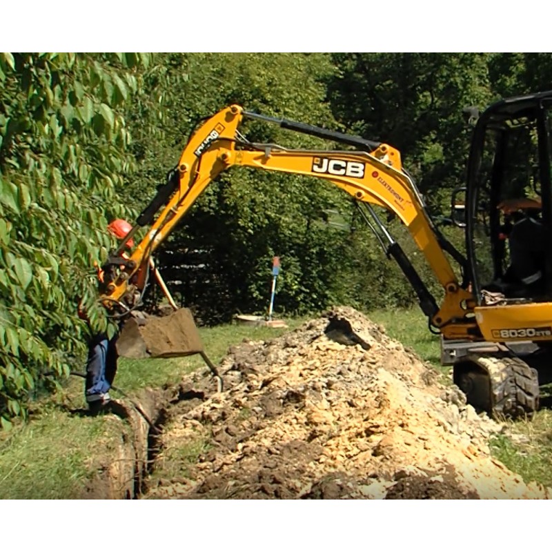  CR - industry - civil engineering - electrics - cabel - excavator - lay - excavation - ground - works