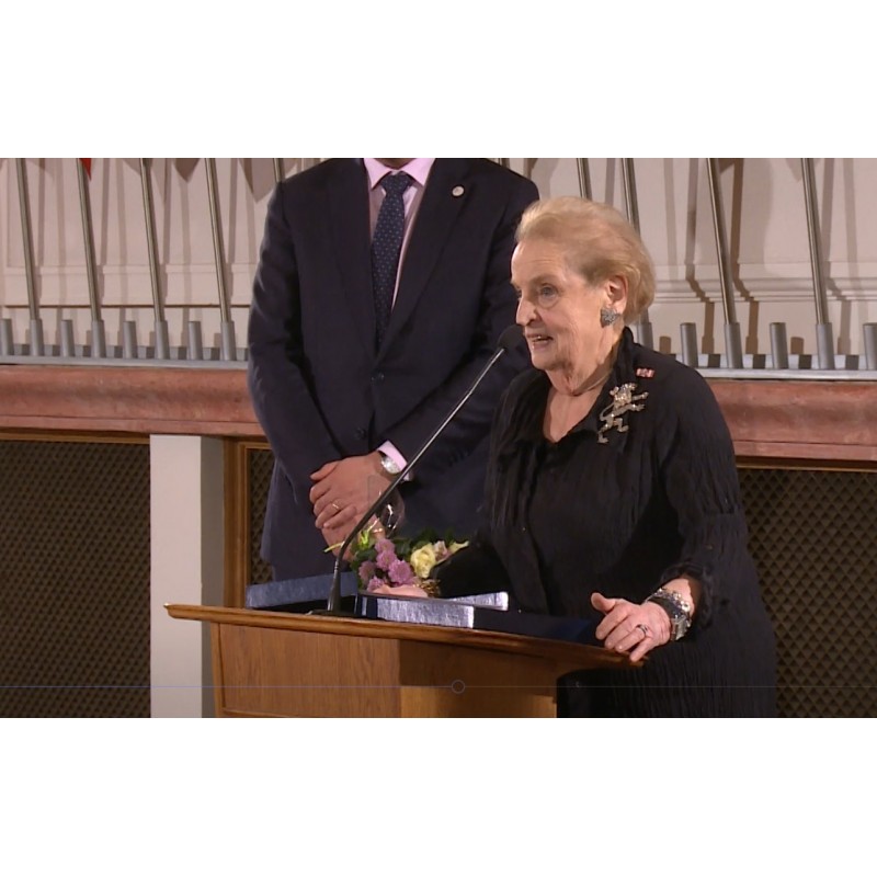 ČR - USA - lidé - politika - Madeleine Albright - ministryně - Ministerstvo zahraničních věcí