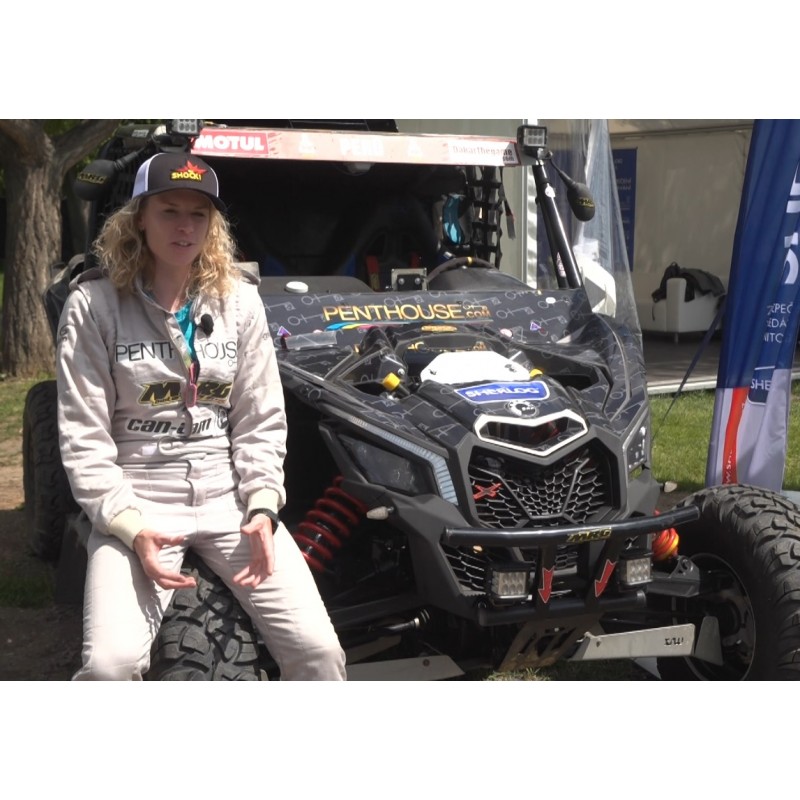 ČR - sport - motorismus - Rally Dakar - Olga Roučková - závodnice - čtyřkolka - Can Am Maverick XRS