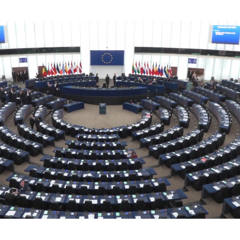 Francie - Štrasburk - EP - Evropská komise - Ursula von der Leyenova - David Maria Sassoli