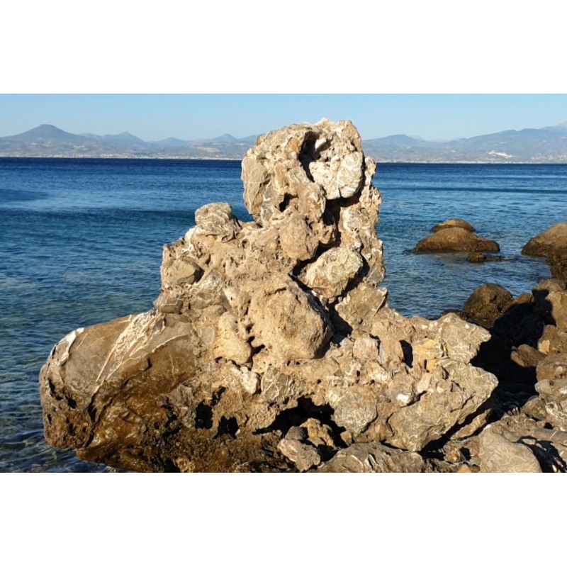 Řecko - cestování - moře - cikáda - pláž - kameny