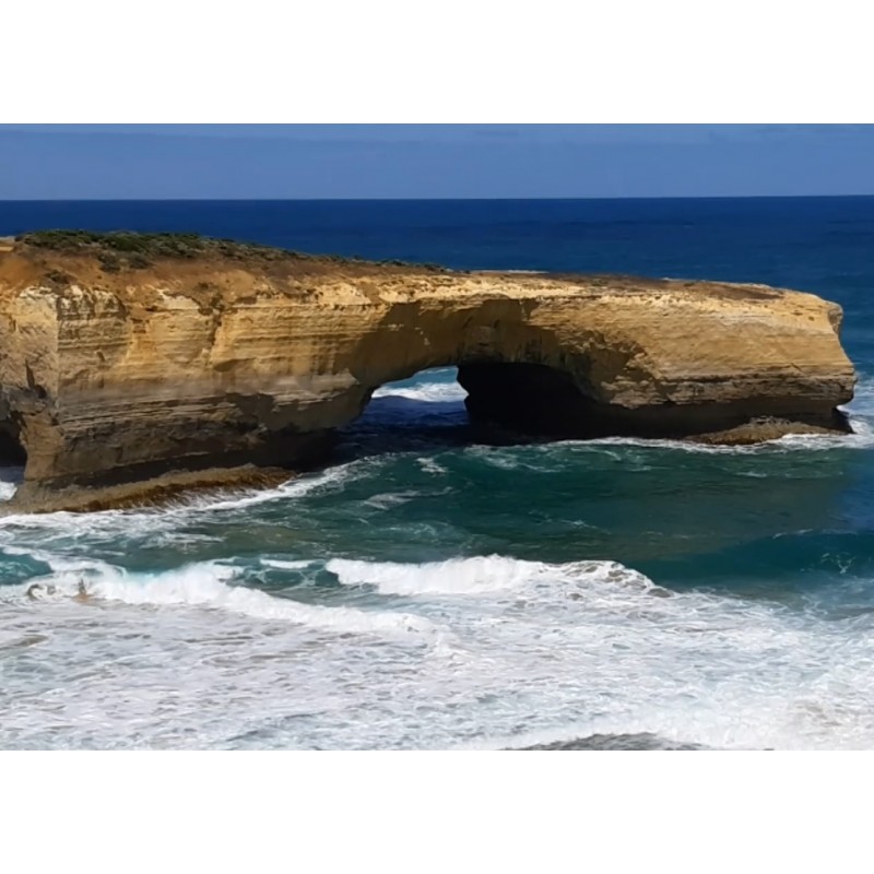 Austrálie - příroda - moře - oceán - záliv - pláž - skály - pobřeží