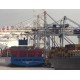 Belgie - Antverpy - dok - loď - přístav - kontejner - jeřáb - časosběr - zrychleno 10x