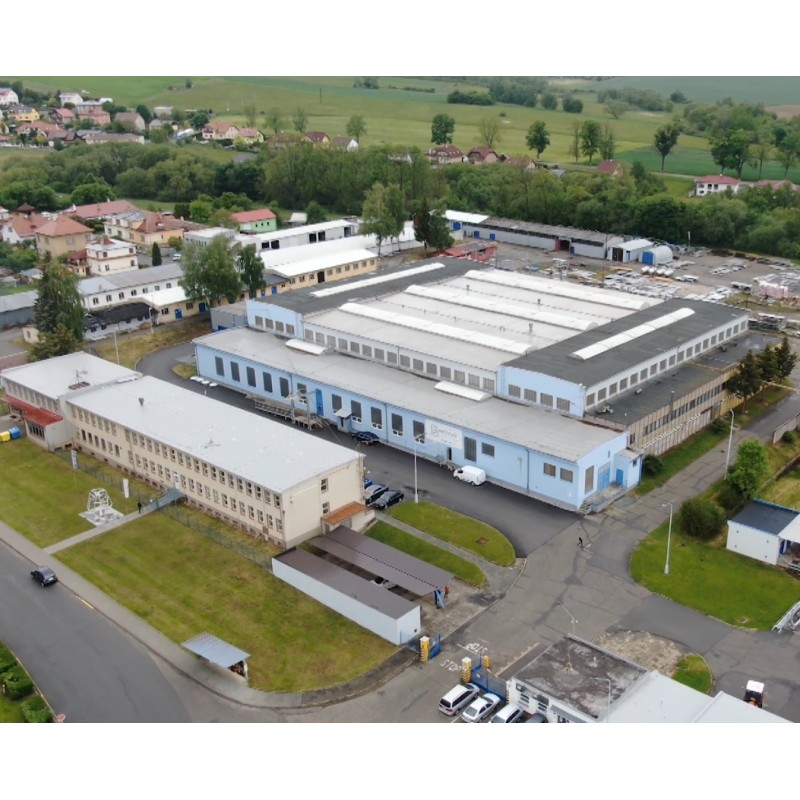 CZ - industry - Pacovské strojírny - area - firm - hall - dron - aerial pictures