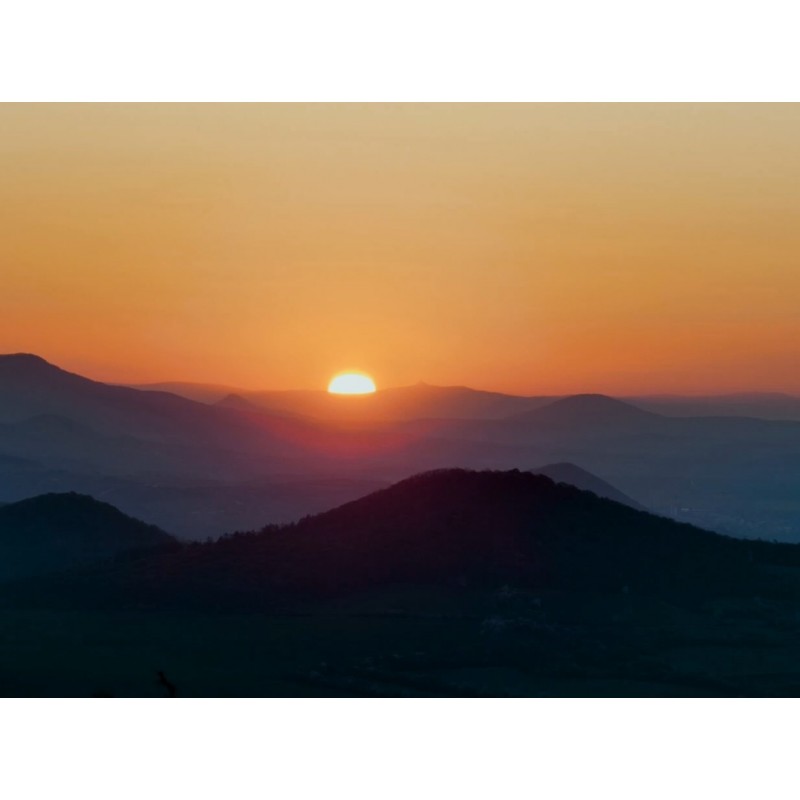  CZ - nature - south Bohemia - Krušné mountains - Velká Amerika - sunset - sunrise - dron