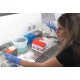 ČR - zdravotnictví - bioptická laboratoř - COVID - stěr ze slin - odběr - PCR test - mikrobiolog