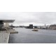Dánsko - Copenhagen - cestování - loď - řeka - přístav - Royal Danish Playhouse - 4K