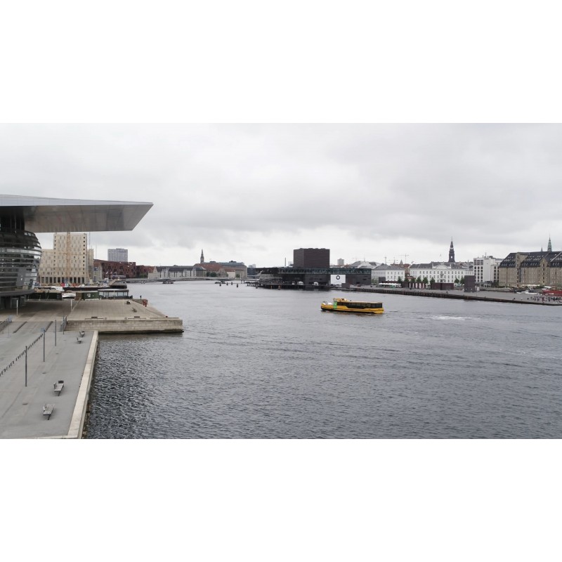Denmark - Copenhagen - travelling - ship - river - port - Royal Danish Playhouse - 4K