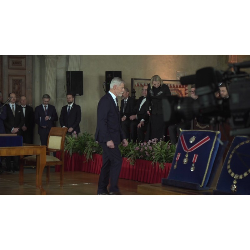 ČR - Praha - Pražský hrad - inaugurace - proslov - prezident - Petr Pavel - Vladislavský sál