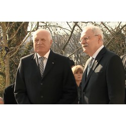 CR - SR - Václav Klaus - Ivan Gašparovič - ex-presidents