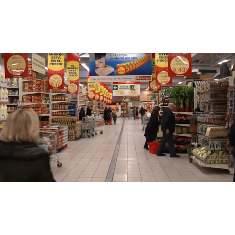 France - supermarket - food - customers