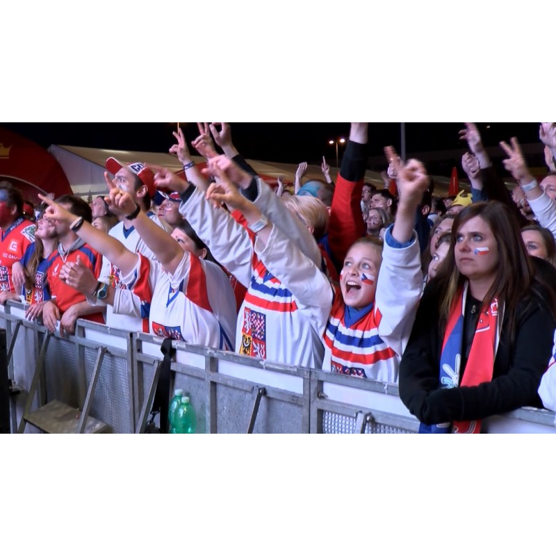 CR - hockey - Prague - world cup 2015 - cr - finland - fans-zone - Jaromír Jágr - winning goal