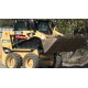 CR - smaller digger - caterpillar - soil loading