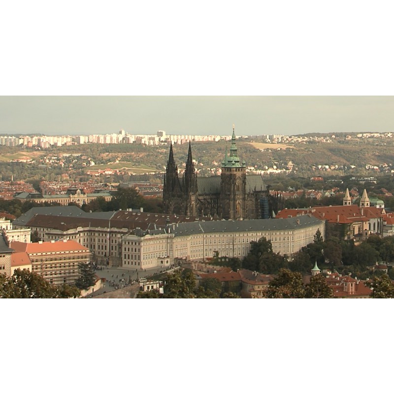  ČR - Praha - Pražský hrad - časosběr - originální délka