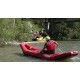 paddlers - boat - river - raft - lifejacket
