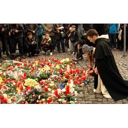 CR - France - Prague - terrorism - remembrance ceremony - Je suis Charlie - Miloš Zeman - Bohuslav Sobotka
