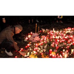 CR - France - Prague - terrorism - remembrance ceremony - Je suis Charlie