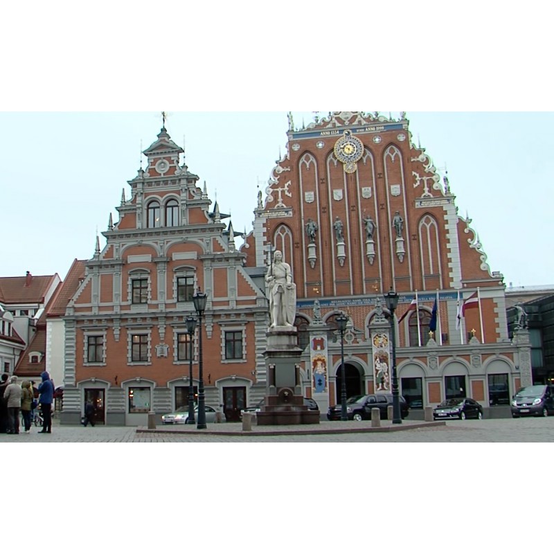 Lotyšsko - Riga - parlament - knihovna - centrum města