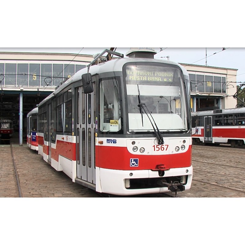 cr - BRNO - transport - tram - depot